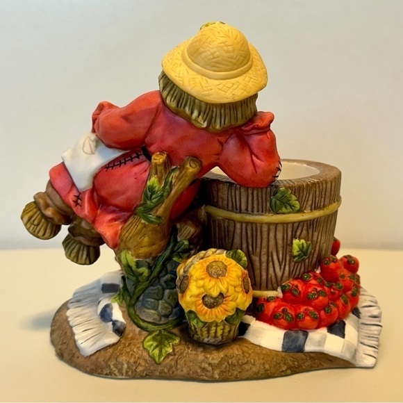 PartyLite Vintage Girl Scarecrow Tea Light / Votive Holder - Picture 3 of 8